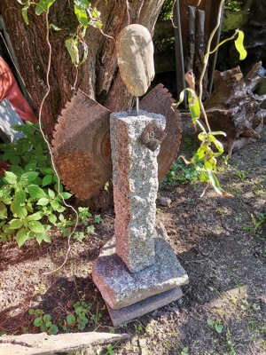 Engel aus Stein und Sägeblättern, absolut ausgefallene Deko für drinnen und draußen Bild 5 Engel aus Stein und Sägeblättern, absolut ausgefallene Deko für drinnen und draußen Bild 5