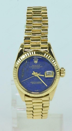 ROLEX Oyster Perpetual Lady Datejust 18 Karat 750 Gelbgold automatik DAU