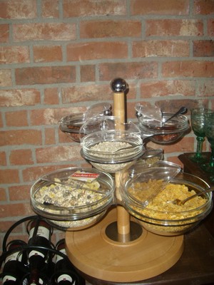 Etagere, Müsli-, Konfitüren, Salat