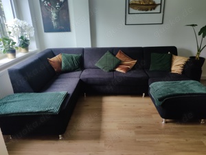 Sofa Couch Wohnlandschaft U Form 