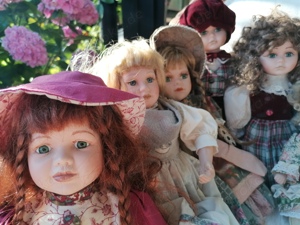 Porzellanpuppensammlung, 22 wunderschöne Puppen gut erhalten