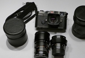 Leica Sucherkamera M6 Body mit 35mm 50mm & 90mm Objektiv 