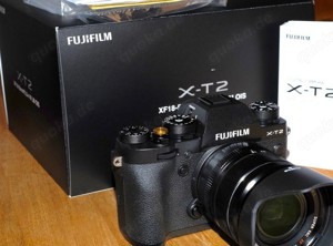 Fujifilm X-T2, black, Set mit 18-55mm f2,8-4 R LM OIS