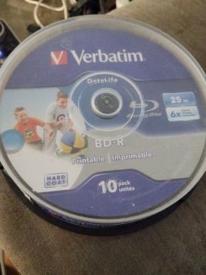 Verbatim BD-R 25GB Blue-ray Rohlinge 10er Pack 