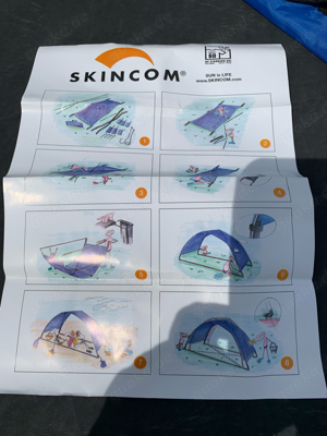 Strandmuschel blau Bild 3