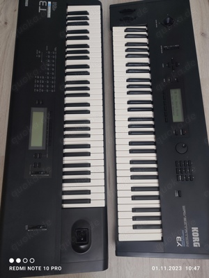 Korg t3, und Korg Wavestation EX 