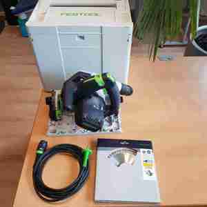 Festool TS 55 REBQ plus Tauchsäge 2 x Festool Sägeblätter