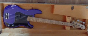 Fender Custom Shop Precision Bass 70s relic in Lila neuwertig