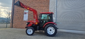 55 PS YTO Allrad Traktor Schlepper Frontlader Schaufel 3.Steuerkreis Druckluftbremsanlage