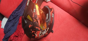 Broken Head Jack S. V2 Pro Rot Integralhelm + Rot Verspiegeltes Visier