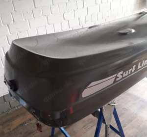 Dachbox Surfline Box, super Zustand, 270cm x 72cm x 38cm + orig. Surfbretthalter Transportsysteme Da