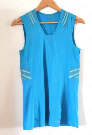 tolles blaues Sporttop Reebok Easytone Gr 36  38 sehr lang