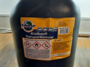 Biete Kraftstoff Transportkanister 20 Liter für 15,-