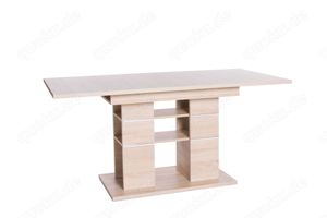 Esstisch Tisch "Pixel" ausziehbar 120-160 cm Eiche Dekor