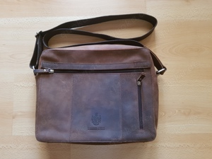 Leonhard Heyden echt Leder Schultertasche