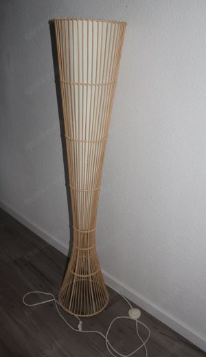  rattan stehlampe 139cm Hoch in Klein Rogahn rattan stehlampe 139cm Hoch