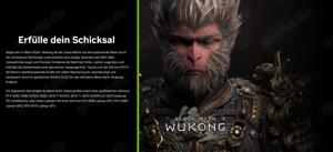 Black Myth: Wukong Code Schlüssel nur für NVIDIA GEFORCE RTX 40XX Karten