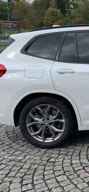 4 Stück BMW 7,5x19 Zoll Alufelgen mit Michelin Pilot Alpin Winterreifen, Profil 6mm, für X3 ab 2017