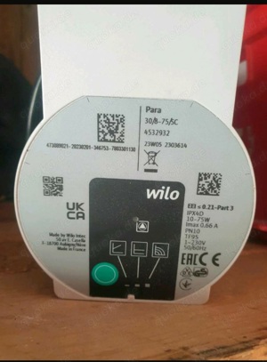 Wilo Para Pumpe 30 8-75 SC