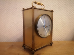 Schöne Kaminuhr  Tischuhr Junghans Electronic mit ATO-MAT Werk  Bild 3