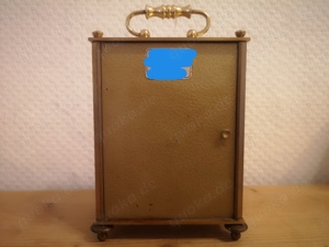 Schöne Kaminuhr  Tischuhr Junghans Electronic mit ATO-MAT Werk  Bild 6