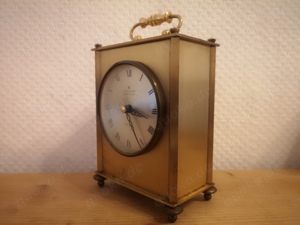 Schöne Kaminuhr  Tischuhr Junghans Electronic mit ATO-MAT Werk  Bild 2