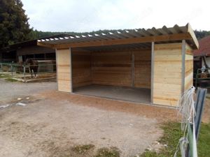 Messeaktion: Weidehütte, Offenstall, 6,00 x 3,00m, auch mobil