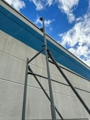 Gerüst extra schmal 12,5m2 Baugerüst 5,0m Arbeitshöhe Stahl Bild 3