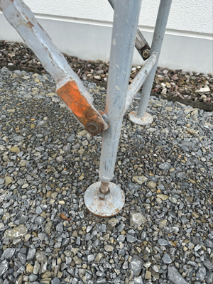 Gerüst extra schmal 12,5m2 Baugerüst 5,0m Arbeitshöhe Stahl Bild 5