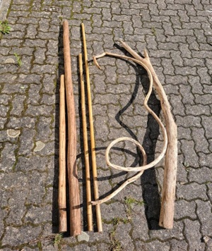 Terrarium Deko, Korkäste   Korkröhre  Bambus 