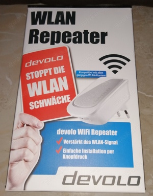 Devolo WLAN Verstärker Repeater, LAN,WPS