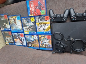 Playstation 4 + 2 Controller + Spiele