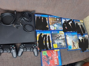 Playstation 4 + 2 Controller + Spiele 