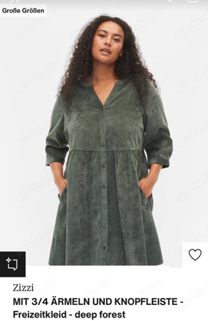 Cordkleid H&M in XL