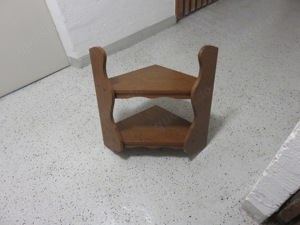 Eckregal aus Holz Bild 2