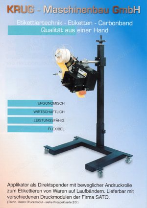 Etikettiermaschine mit Drucker und Transportband Neu , und gebraucht günstiger Bild 9