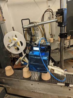 Etikettiermaschine mit Drucker und Transportband Neu , und gebraucht günstiger Bild 10