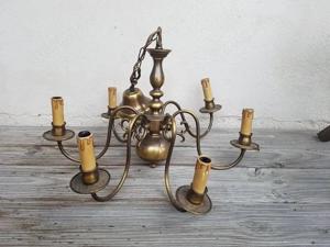 Alte Kronleuchter von 1890 Antik Deckenlampe Lampe Vintage