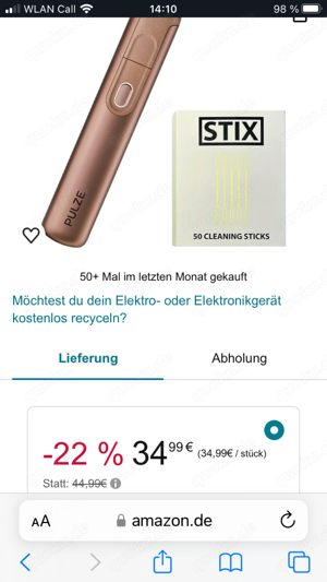 Pulze Kompatibel mit Iqos und Heets