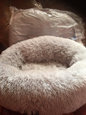 TIER PLÜSCH DONUT 70 CM *Grau & Braun *NEU* oder Kuschelkissen Bild 4