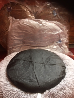 TIER PLÜSCH DONUT 70 CM *Grau & Braun *NEU* oder Kuschelkissen Bild 2