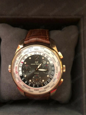 Girard Perregaux World Time Financial Chronograph, FTC, Gold, einmal getragen