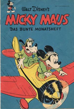 Micky Maus Comics Heft Nachdruck Nr 1 September 1951 Walt Disney