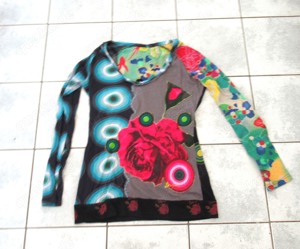 schönes buntes langärmeliges Shirt von desigual M   L