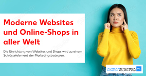 Moderne Webseitenerstellung und Online-Shops