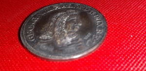 Fein Silber-Medaille 1976 Nachprägung GEORG WILHELM Herzog 70 an.  Sehr schöne Silber-Medaille 1976 
