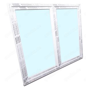 Kunststofffenster, neu auf Lager abholbar 180x150 cm 2-flg. 3- Fach Verglasung
