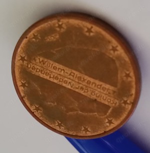 Münze mit besonderer Rückseite