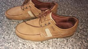 Gallus Schnürschuh Gr.45 Slipper Sommerschuh leicht Leder braun