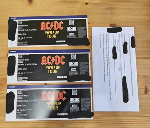 3x ACDC Golden Circle Hannover 31.07.2024